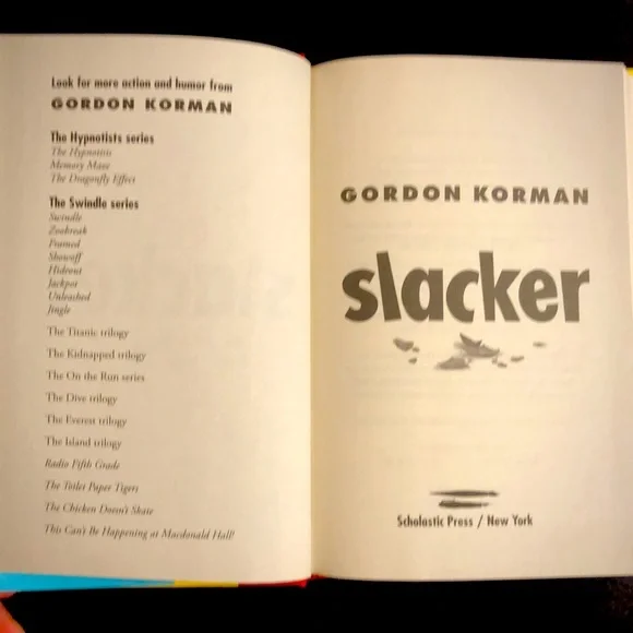 Slacker by Gordon Korman (Bundle & Save) - Picture 6 of 7